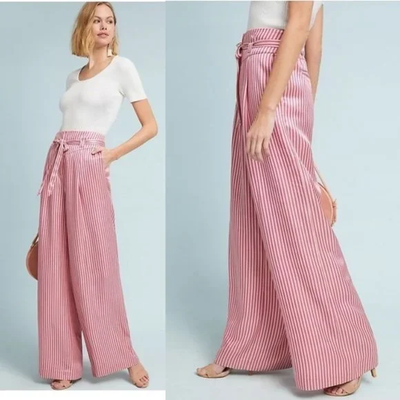 NWT Anthropologie Ventura Wide-Leg Trousers - Picture 1 of 8